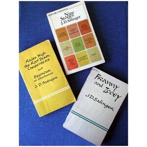 Lot of 3: J.D. Salinger - Vintage Paperback Books